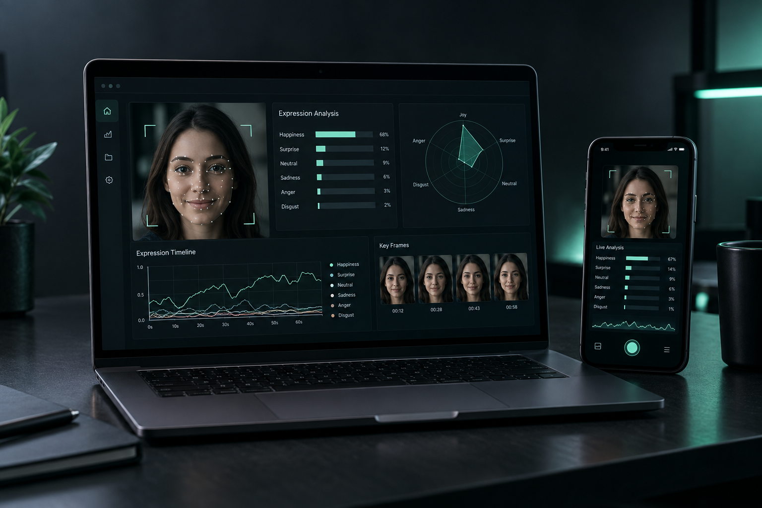 Firasa: micro-expression analysis on a laptop and smartphone